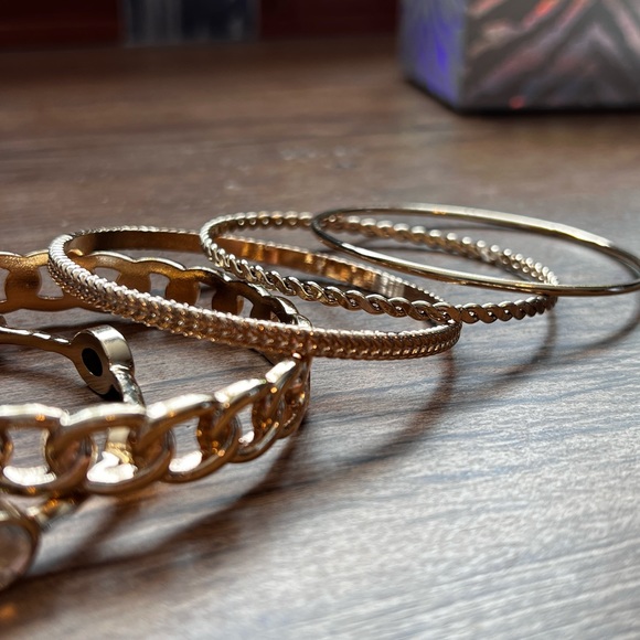 INC international Concepts-Gold Braid Bangle (6) Set! - Picture 10 of 11